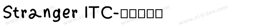 Stranger ITC字体转换